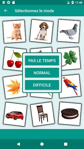 Jeux de mémoire. Picture Match screenshot 5