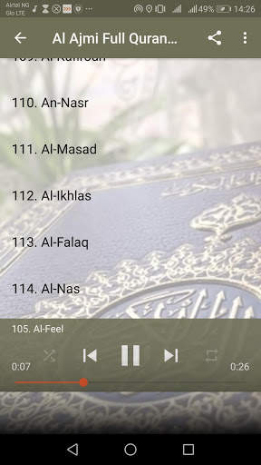 Sheikh Ahmed Al Ajmi Full Quran MP3 Offline screenshot 4
