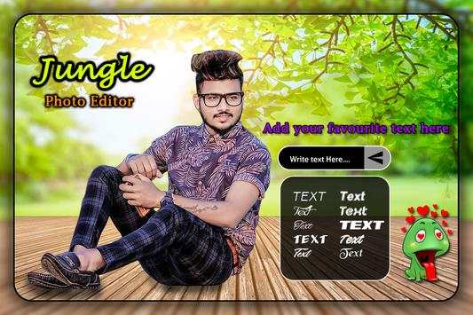 Jungle Photo Editor 3 تصوير الشاشة