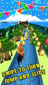 Angry Rooster Run - Animal Escape Subway Run screenshot 6