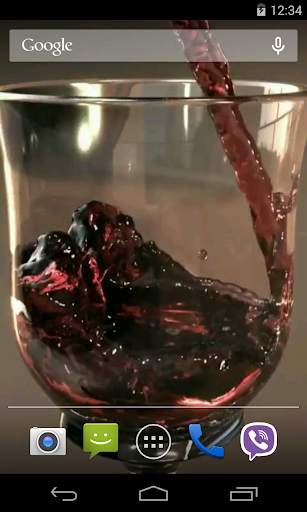 Glass of Wine Video LWP screenshot 5