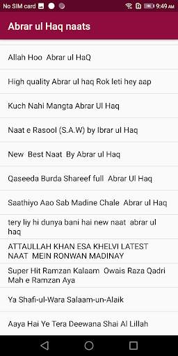 Abrar ul Haq naats screenshot 2