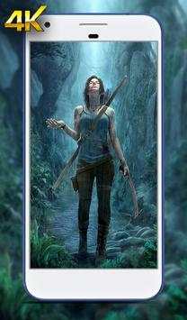 Lara Croft HD  Wallpaper 8 تصوير الشاشة