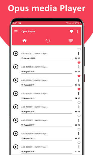 Opus Media Player screenshot 2
