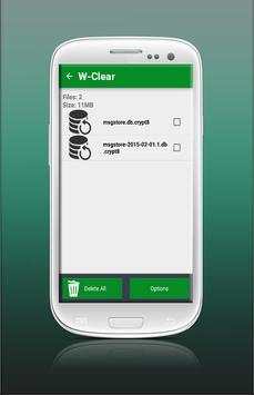 W-Clear Whatsapp Clean screenshot 5