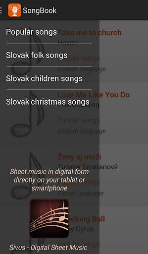 SongBook screenshot 1