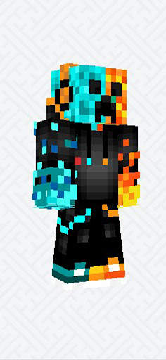 Skin Ice Fire For Minecraft PE screenshot 1