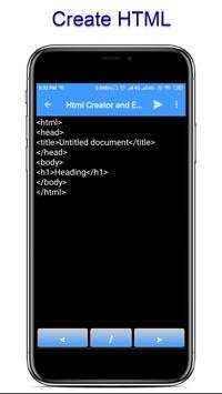 Heavy Html - Edit, Create, View Save Html & CSS screenshot 2