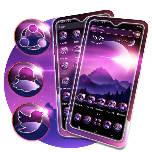 Purple Moon Theme Launcher 1.1.1
