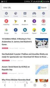 Guide UC Browser 2017 screenshot 1