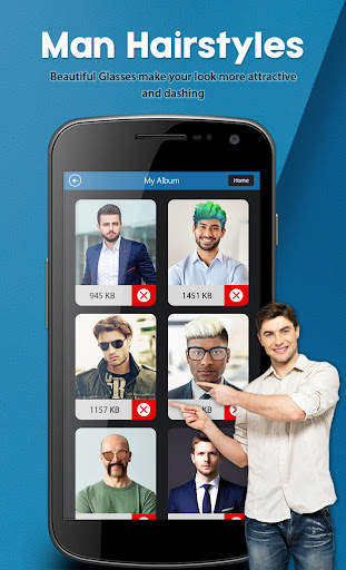 Men Hairstyle Photo Editor screenshot 5