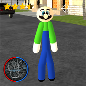 Stick luiji bros Rope Hero Gangaster Crime icon