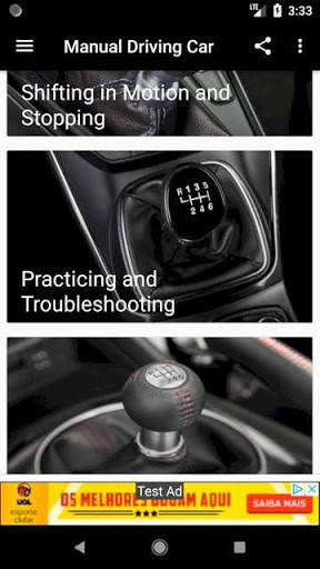 Manual Driving Car 3 تصوير الشاشة
