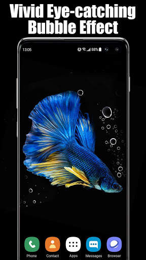 3D Betta Fish Live Wallpaper screenshot 5