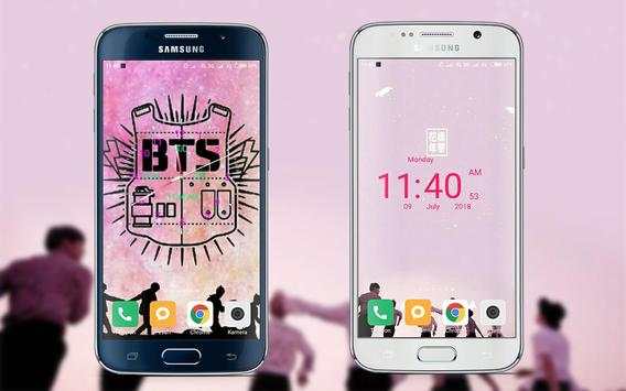 BTS Clock Live Wallpaper screenshot 4