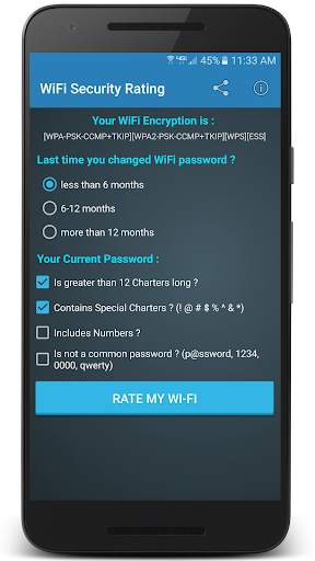 WiFi Security-Encryption Score screenshot 2