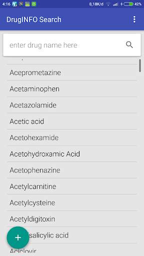 Drug INFO screenshot 2