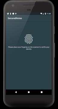Easy Note ( with fingerprint ) скриншот 1