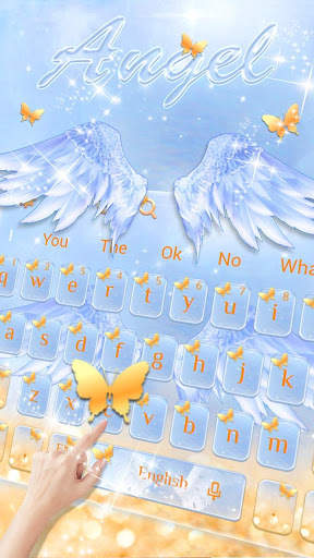 Silver Gold Keyboard Theme screenshot 2