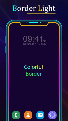 Colorful Border Light - Edge Live Wallpaper LED screenshot 6