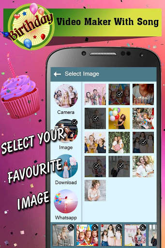 Birthday Video Maker With Song screenshot 2