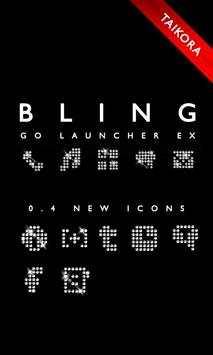 BlackBling GoLauncher EX Theme 2 تصوير الشاشة