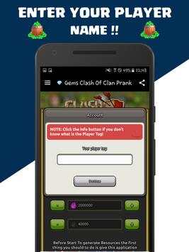 💎 Gems Of COC Prank screenshot 2