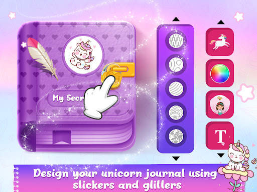 DIY Unicorn Girls Secret Diary screenshot 3