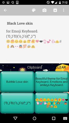 Bubble Love Emoji Keyboard screenshot 4
