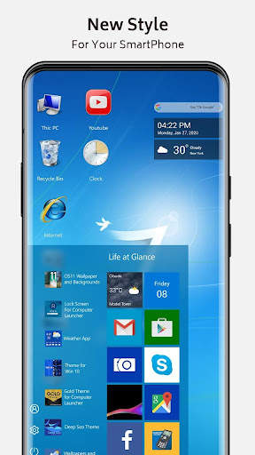 Win 7 Theme 2 For Launcher screenshot 2