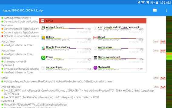 Logcat Lite FREE screenshot 10