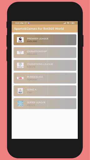 Sports&Games for Bet365 World screenshot 1
