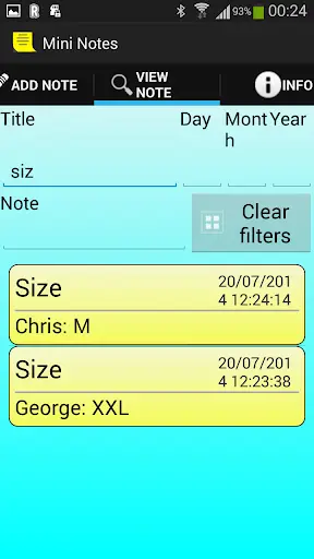 Mini Notes screenshot 3