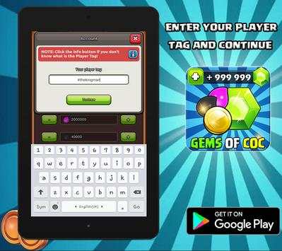 Easy hack for clash of clans app 100% gems (Prank) screenshot 1