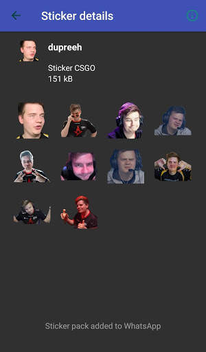 Players CSGO Stickers screenshot 4