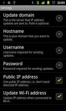 Dynamic DNS client screenshot 2
