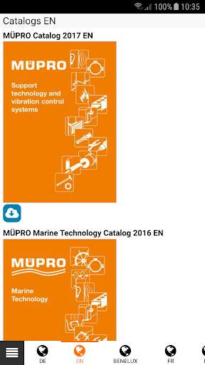 MÜPRO Catalogue App screenshot 2