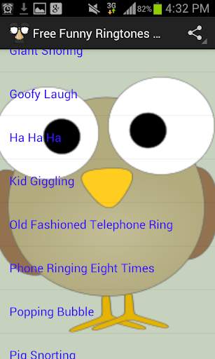 Free Funny Ringtones screenshot 1