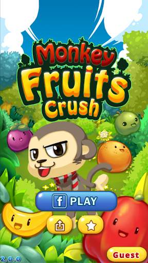 Monkey Fruits Crush screenshot 10