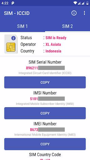 SIM ICCID - Support Dual SIM Card screenshot 2