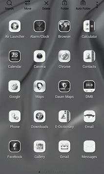 HD Silver Wallpaper theme screenshot 3