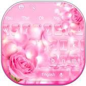 Pink Roses Keyboard 10001005