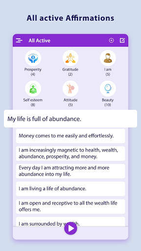 Daily Affirmations - Fill your day with positivity screenshot 2