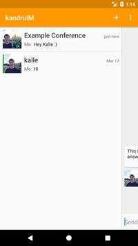 Kandru Messenger (XMPP/Jabber) screenshot 3