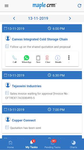 Maple CRM screenshot 3