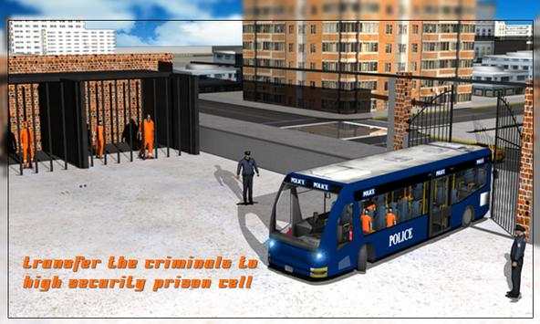 Jail Criminal Transport Bus screenshot 2