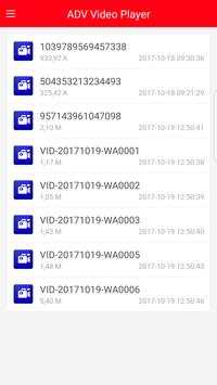 ADV Video Player screenshot 1