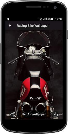 Racing Bike Wallpaper screenshot 3