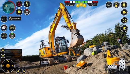 JCB Excavator Construction 3D screenshot 3