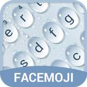 Glass Water Drop & Rainy Mood Keyboard Theme v2.0